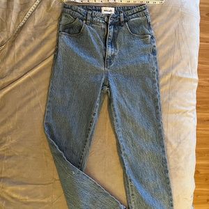 ROLLA’S Original High Rise Straight Long - Faded Vintage Size 26- Aussie 8